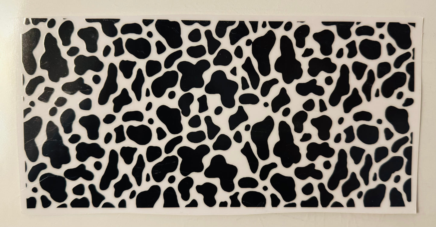 Black Cow Print