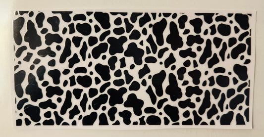 Black Cow Print