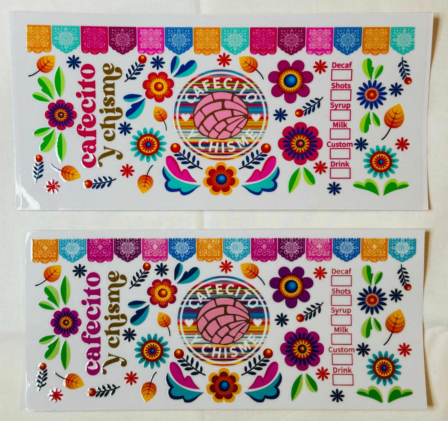 Cafecito Y Chisme Colorful