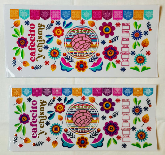 Cafecito Y Chisme Colorful