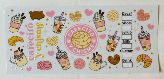 Cafecito Y Chisme Light Pink