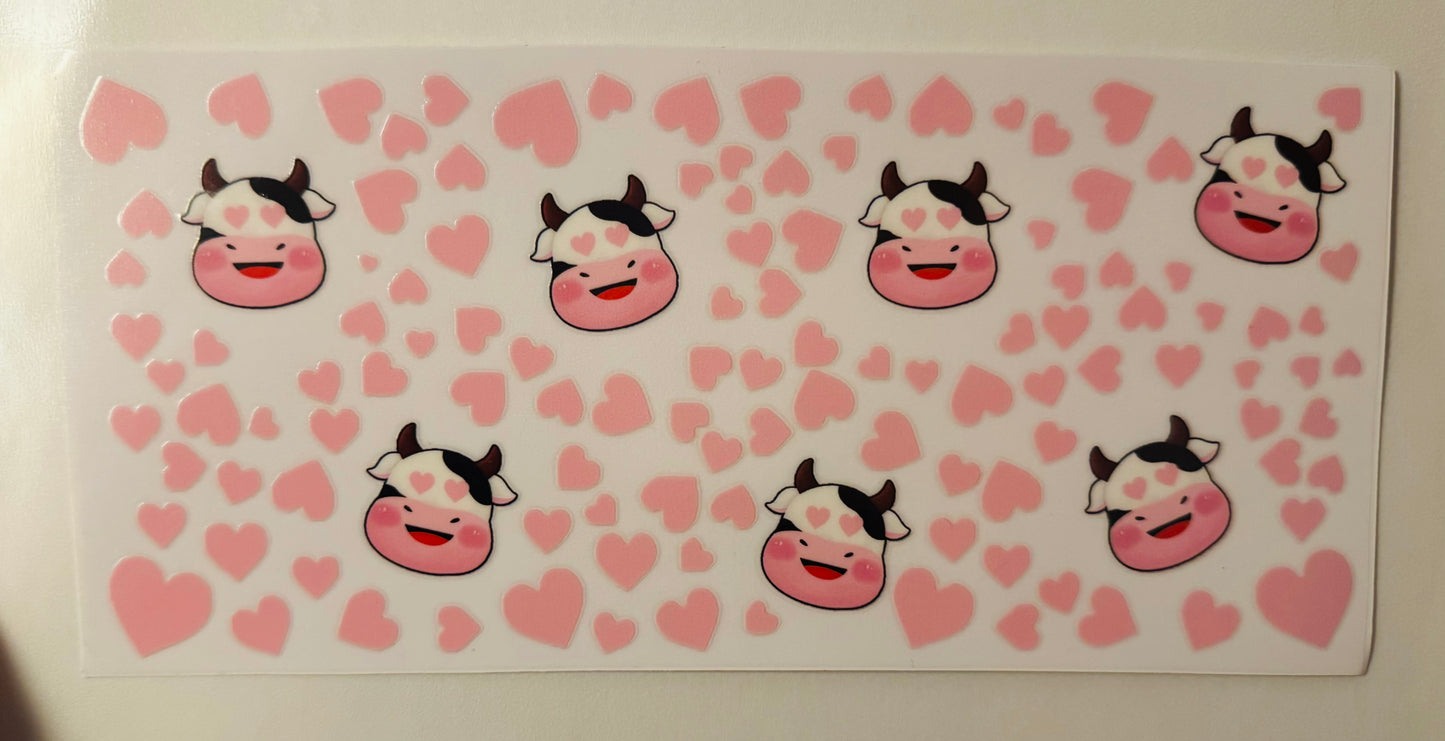 Pink Cow Heads