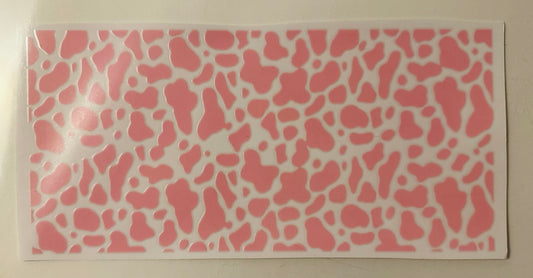 Pink Cow Print