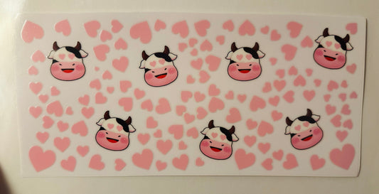 Pink Cow Heads